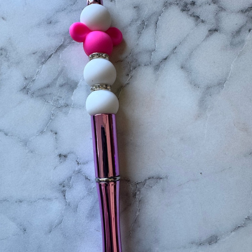 Pink and White Kids Accessory Wand